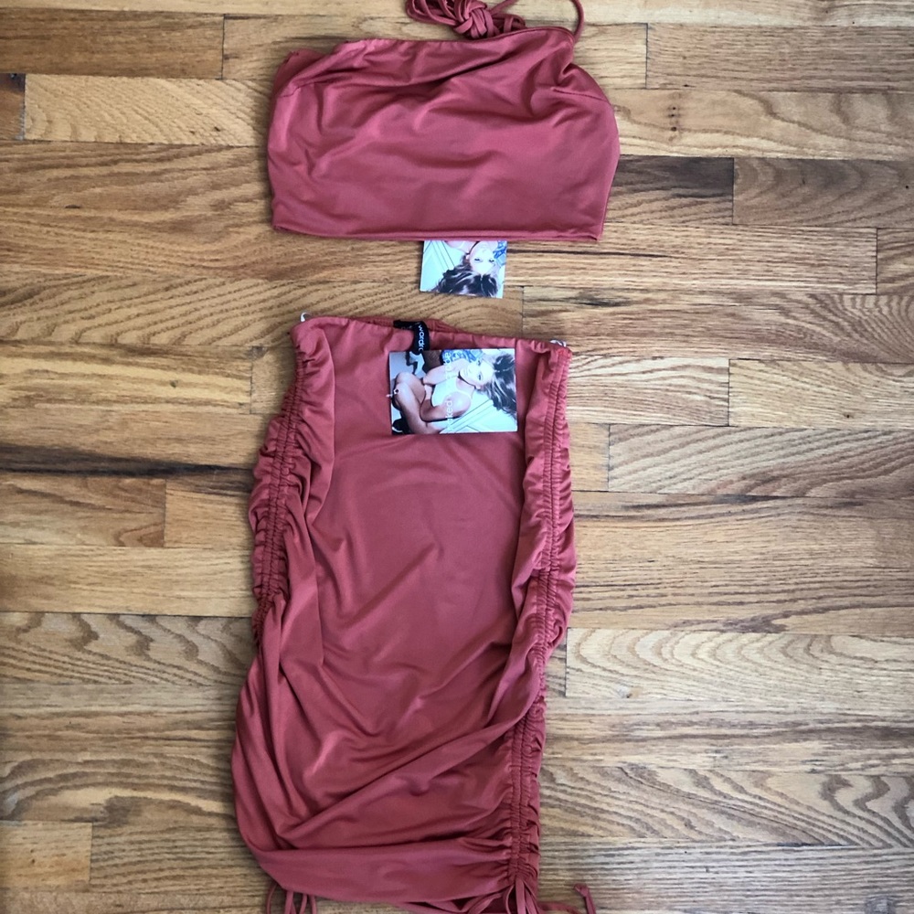 Naked Wardrobe 2 piece skirt set